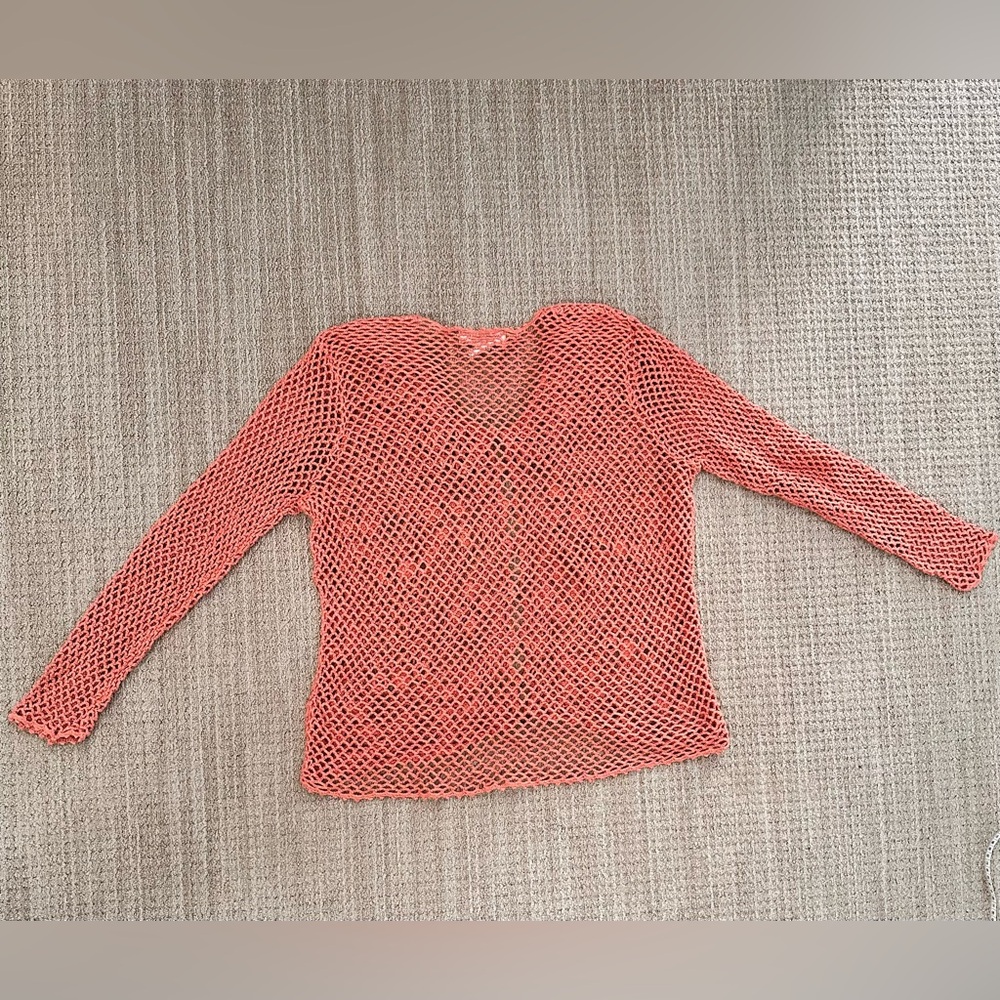 #126 Women’s Modern Soul knitted sweater in a rose color Size 1X. - Picture 4 of 5